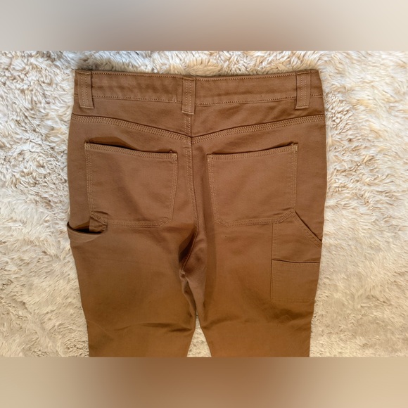 NWOT-Aritzia TNA Greenwitch Pant Carpenter in Tobacco Brown Straight Leg - Picture 5 of 5